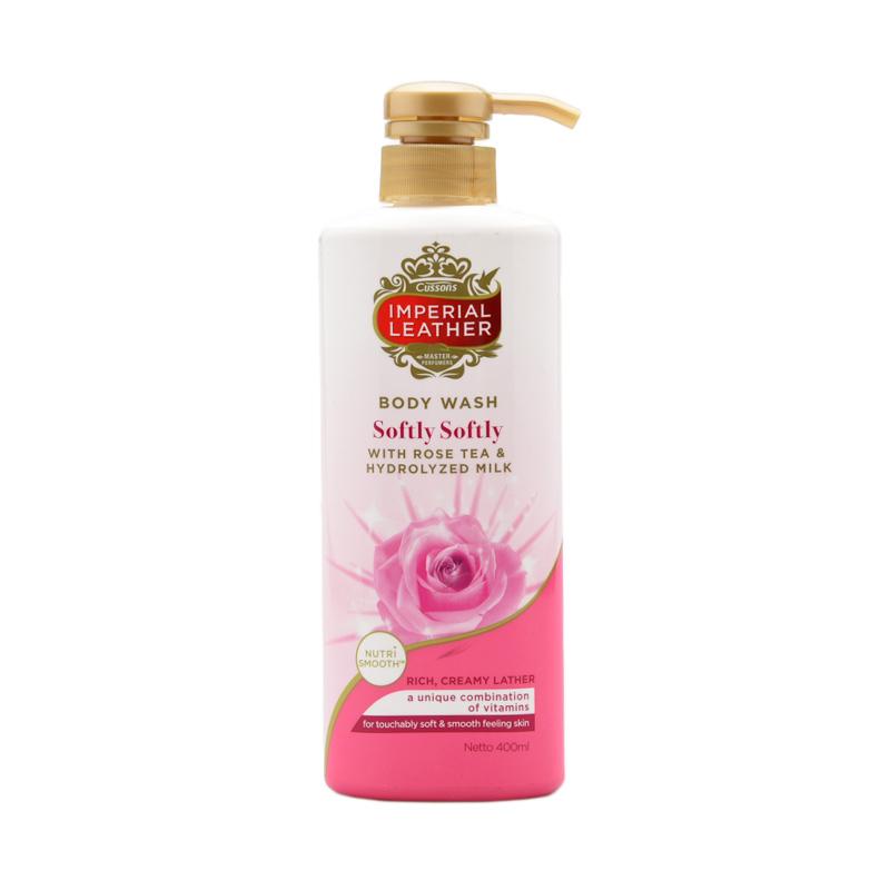 Jual Groceries IMPERIAL LEATHER Body Wash Softly Sabun Cair [400 mL