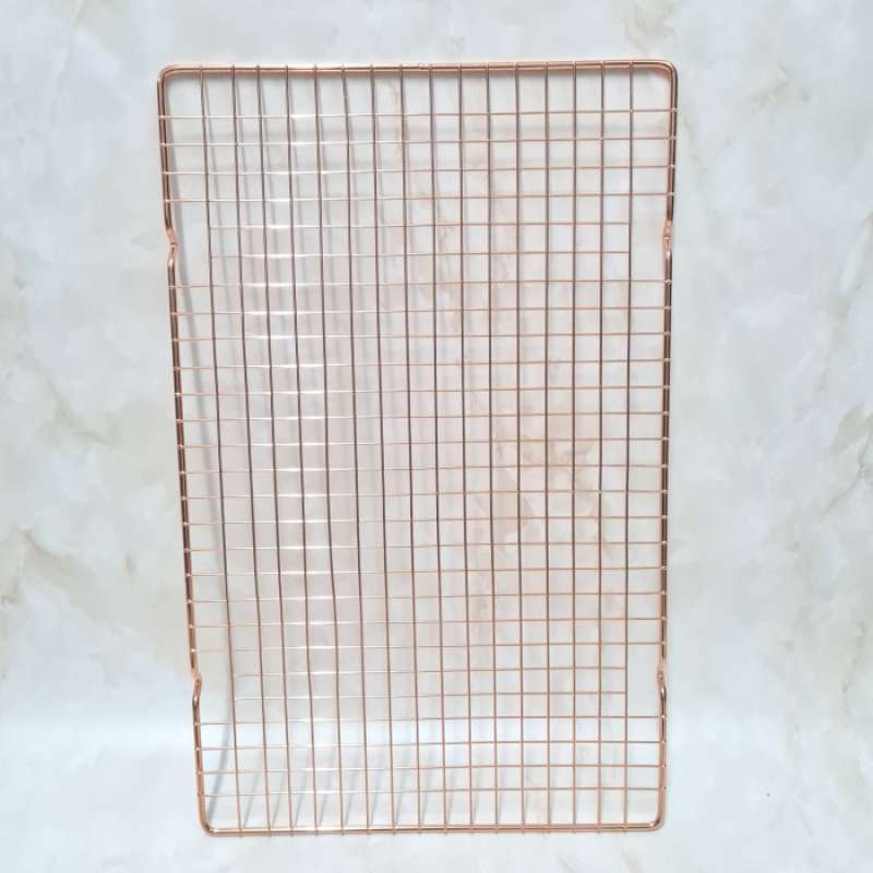 Promo Stainless 304 Rose Gold Cooling Rack 40x25cm / Rak Pendingin Kue ...