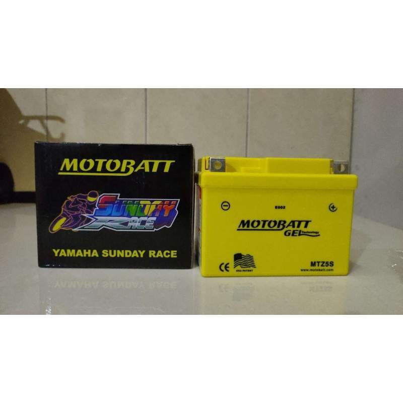 Jual AKI MOTOR YAMAHA JUPITER MX 135 MOTOBATT YTZ5S 12V 35AH di Seller
