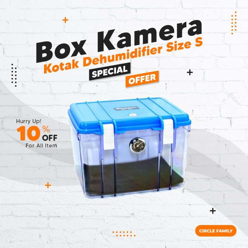 Jual Dry Box Kamera Kotak Kering Dengan Dehumidifier Size S Db2820