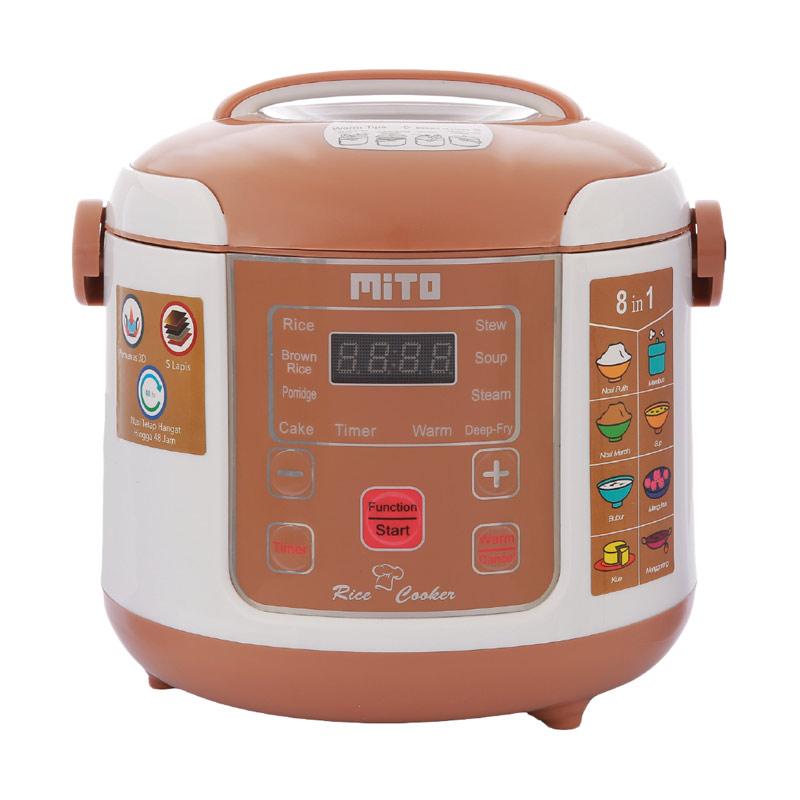 Jual Mito R1 Digital Rice Cooker BrownWhite di Seller Ilham