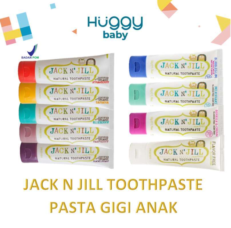 Jual Huggy Jack N Jill Toothpaste Odol Pasta Gigi Bayi Anak Organik