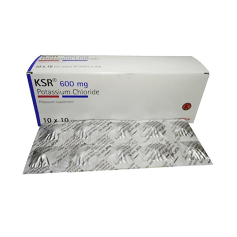 Jual Merck KSR Obat Hipokalemia [600 mg/ 10 Tablet] Online