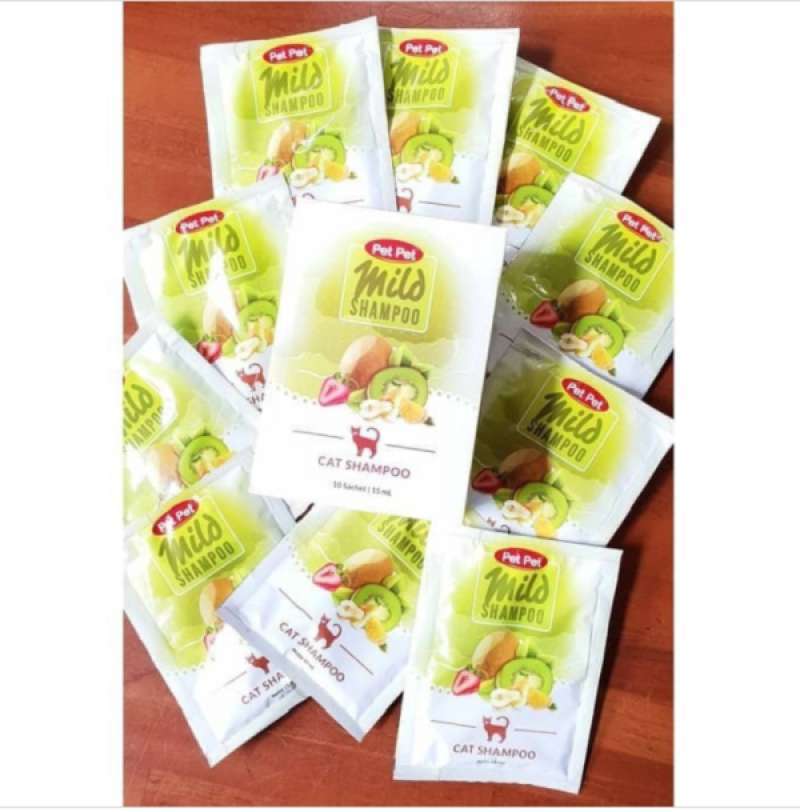 Jual Shampoo Kucing Pet Pet | Mild Shampoo Sachet 15 ML di Seller Pet