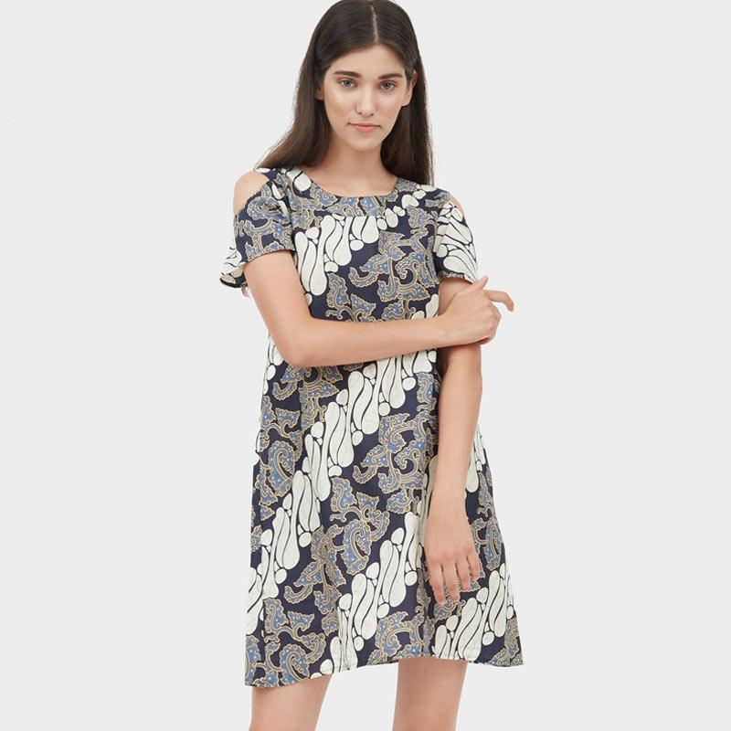 Promo Odza Parang Choral Dress Batik Wanita Diskon 40% di Seller ODZA