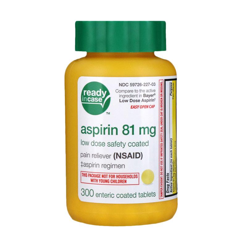 Jual Ready In Case Aspirin 81 Mg Obat Sakit Kepala [ori Usa/ 300 Tabs