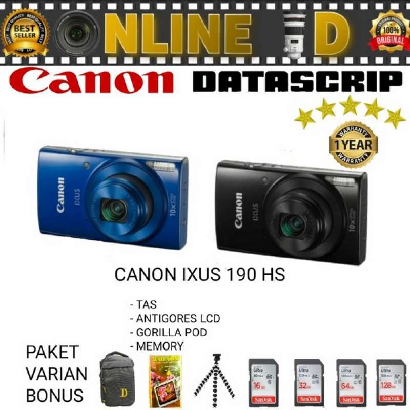 Jual Canon Ixus 190 Hs / Kamera Canon Ixus 190 Hs di Seller Halicut