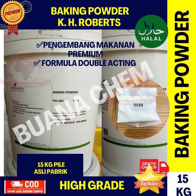 Jual Baking Powder KH Roberts 15 KG PILE Baking Powder Double Acting di