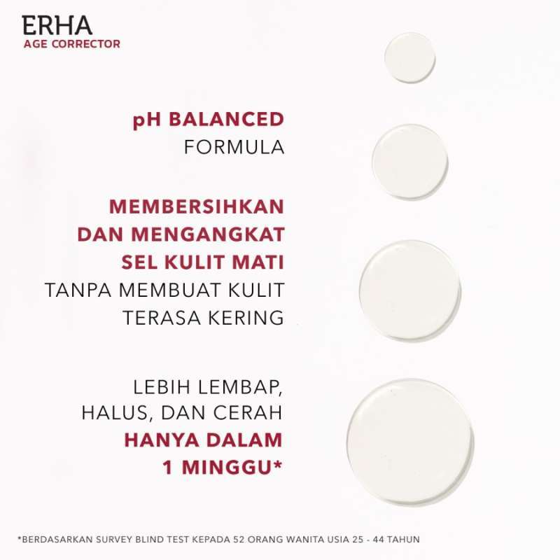 Promo ERHA Age Corrector Facial Wash - Sabun Wajah Anti Aging AHA, BHA ...