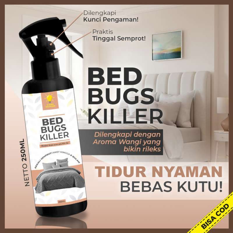 Jual Obat Anti Kutu Kasur BED BUGS KILLER Pembasmi Tungau Kutu Busuk