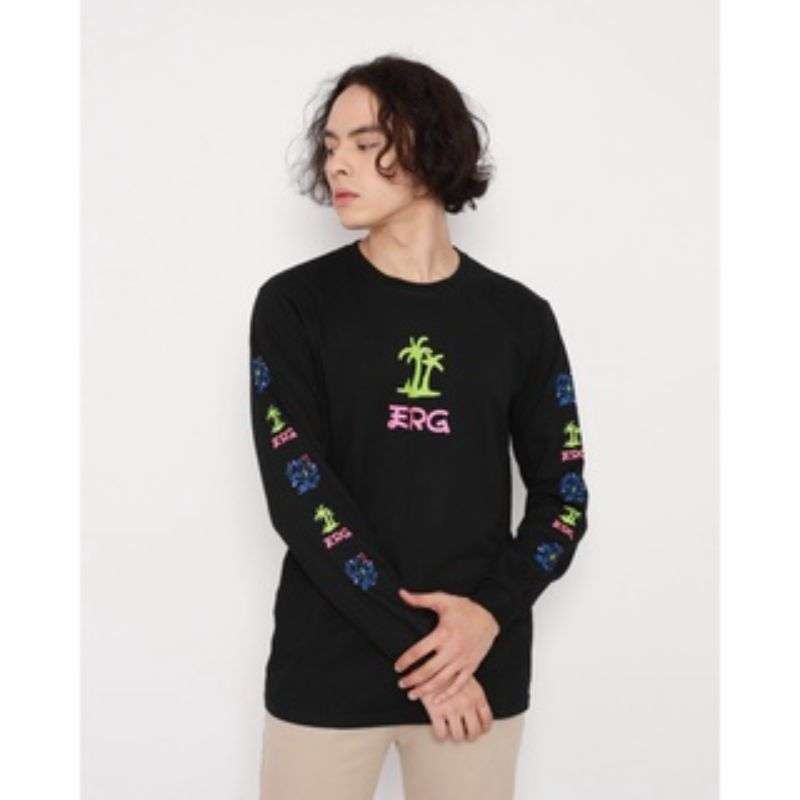 Jual Erigo Longsleeve Surf Culture Black Black XL di Seller Erigo