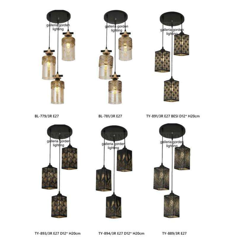 Jual lampu hias gantung minimalis modern di Seller galleria gorder