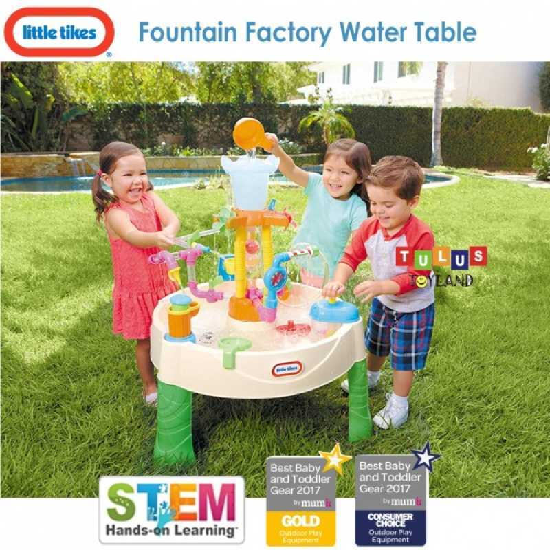 Jual Meja Air Little Tikes Fountain Factory Water Table Mainan