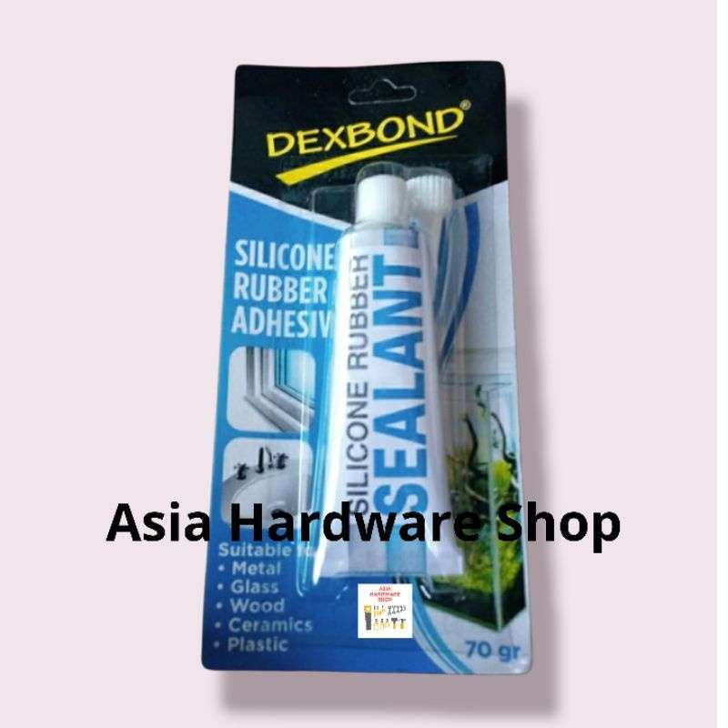 Jual DEXBOND Lem Silicone Sealant 70 Gram Lem Aquarium Kaca Sealant Lem ...