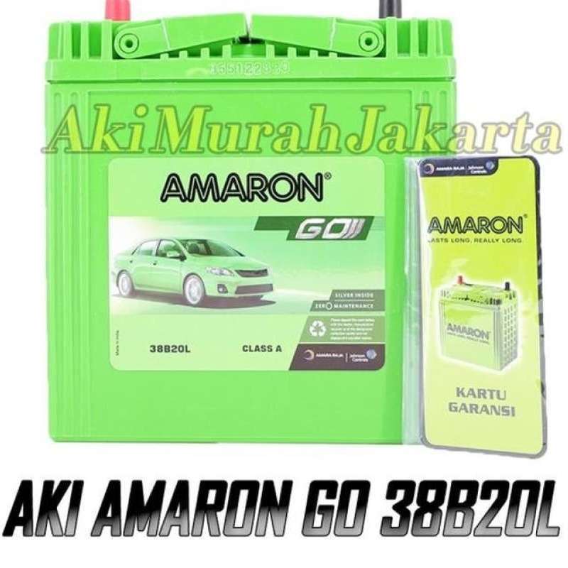 Jual Aki Mobil Datsun GO NS40ZL / 38B20L Amaron GO Aki Kering 12v