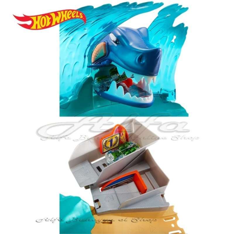 Promo Hot Wheels Track Shark Beach Battle Hotwheels Play set - MULTY ...
