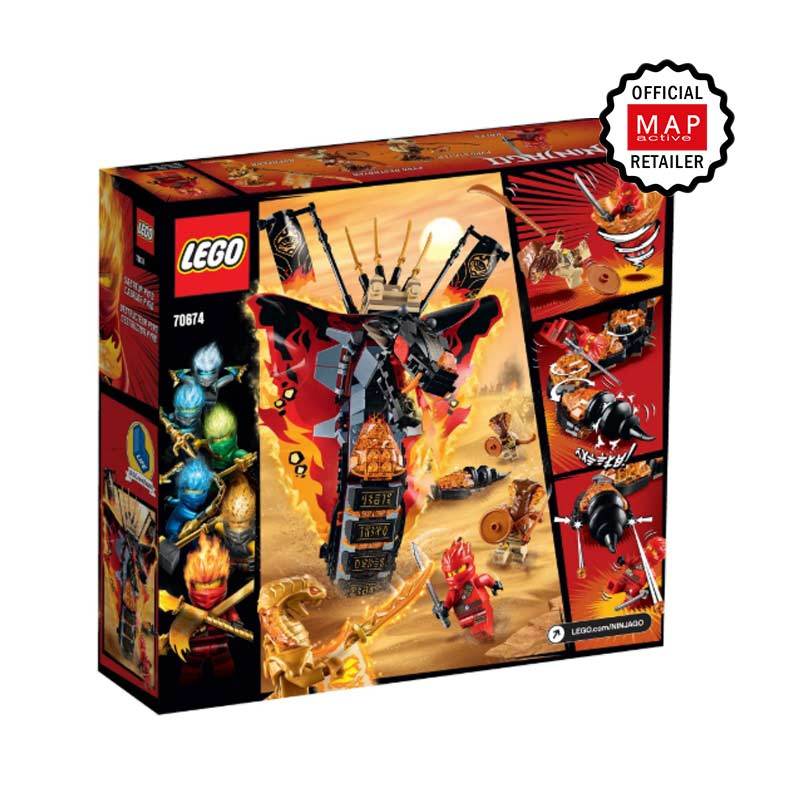 Promo Lego Ninjago 70674 Fire Fang Blocks & Stacking Toys Diskon 30% Di ...