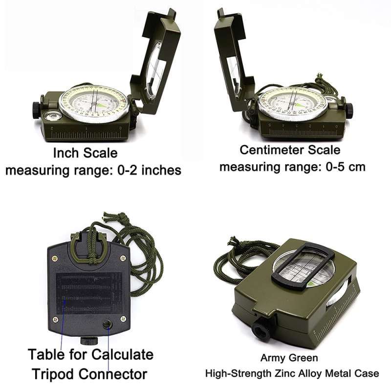 Jual Kompas Bidik Prisma Ab84 / Military Compass Lensatic Outdoor ...