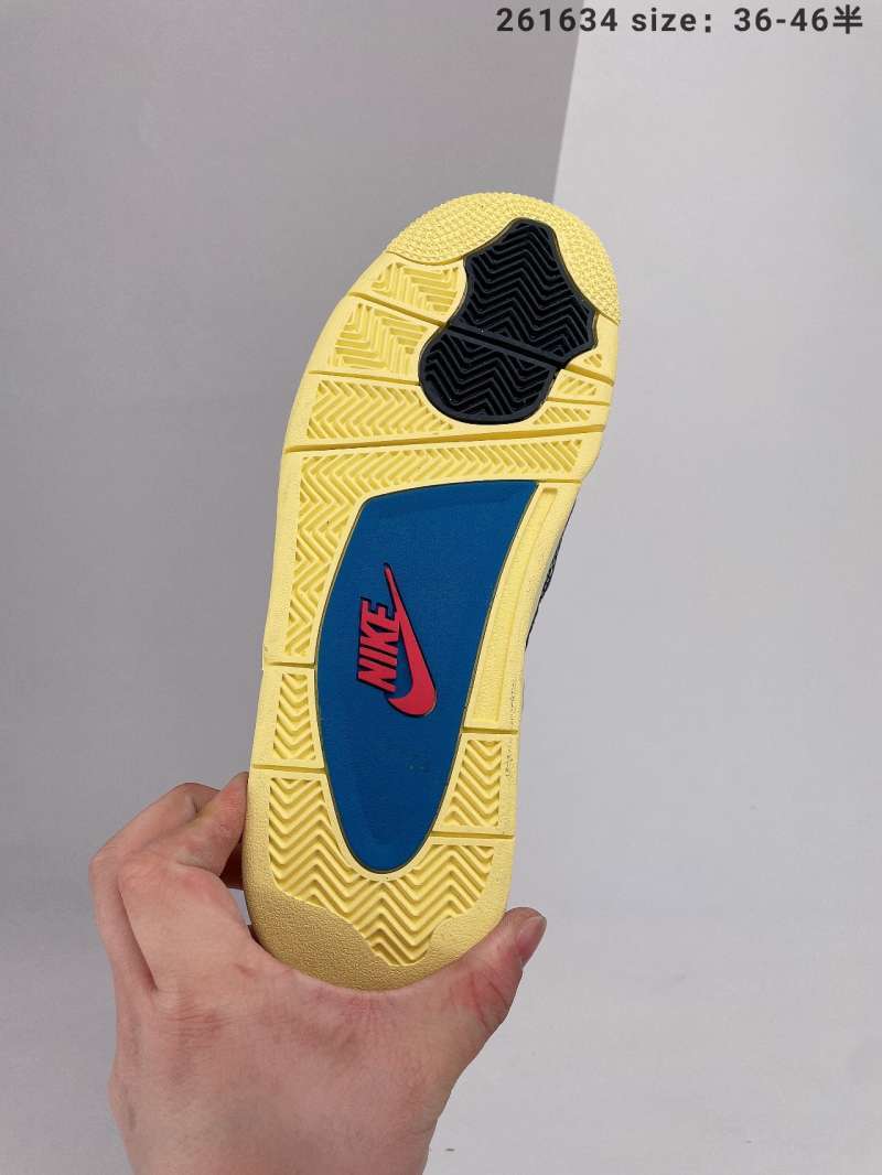 Jual Union x NIKE AIR Jordan 4 aj4 Joe 4 co branded south coast black