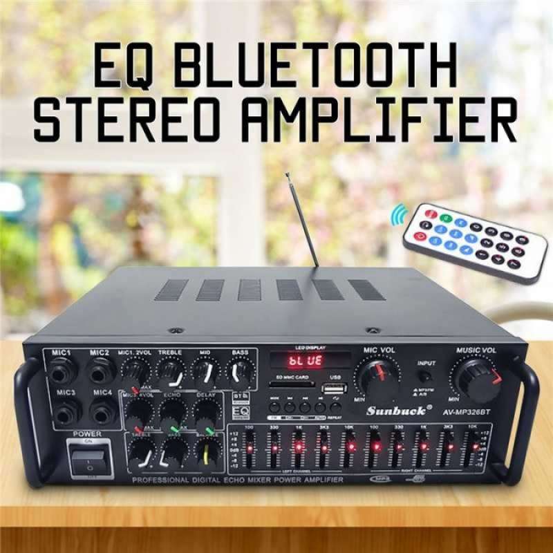 Jual Bluetooth Equalizer Audio Amplifier Karaoke Home Theater 2000W