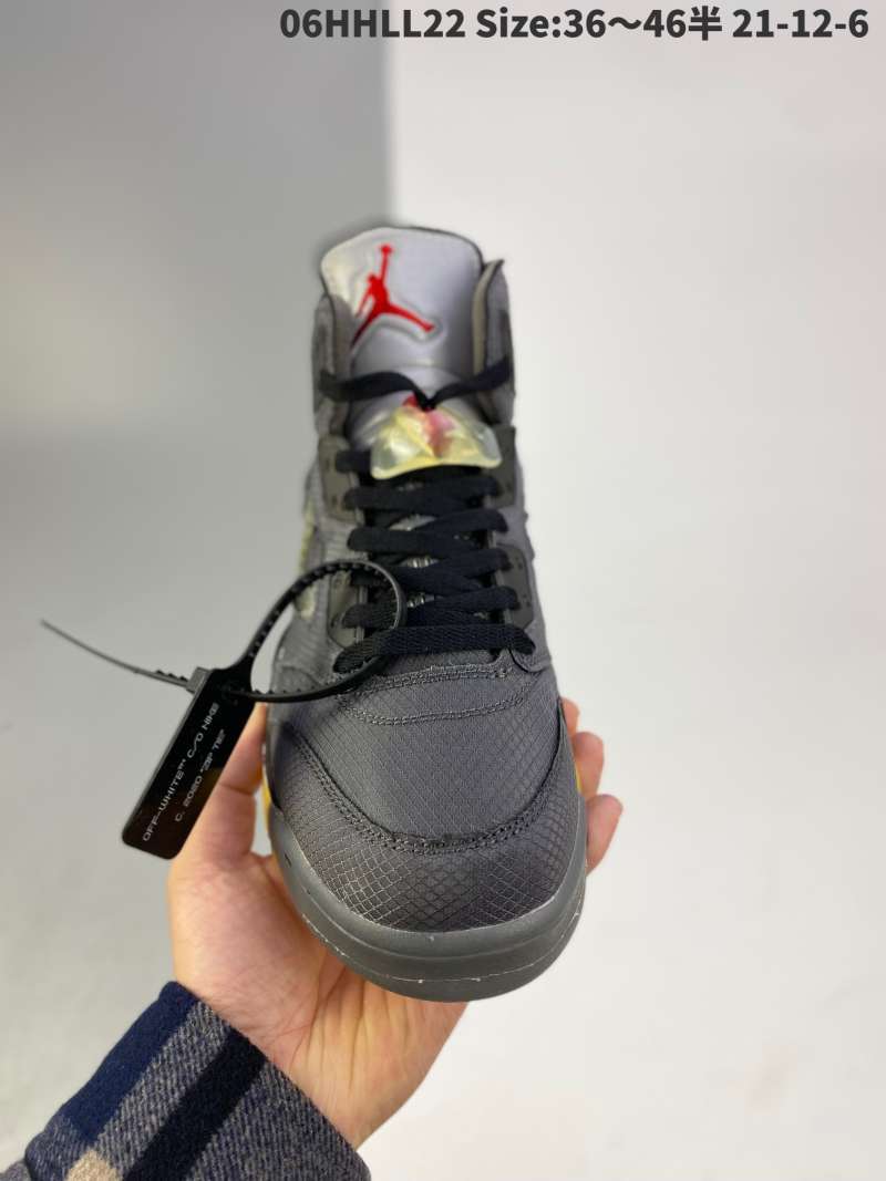 aj5 x off white