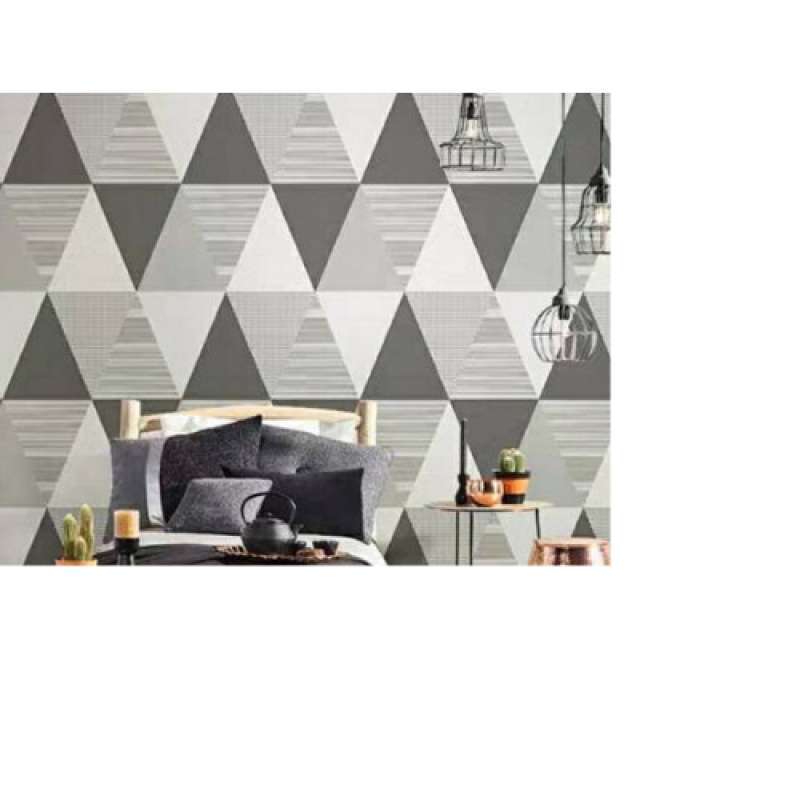 Jual 2 ROLL Wallpaper Dinding Minimalis Wallpaper Sticker PVC 10m x