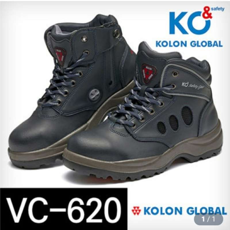Jual SEPATU SAFETY SHOES KOLON GLOBAL VC620 ORIGINAL Qc EKSPORT KOREA