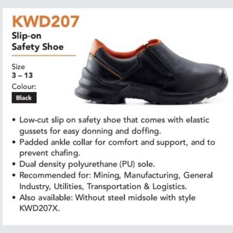 Jual Safety Shoes Kings KWD 207X Original Honeywell Sepatu Safety