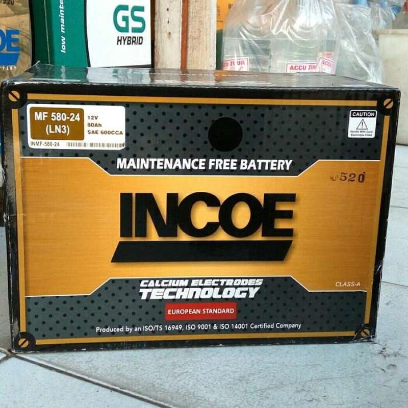 Jual Aki Accu Kering Fortuner Diesel Trd 2017 Up, Incoe Ln3 Mf 58024 80
