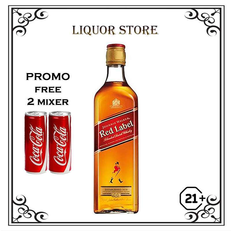 Jual Promo Johnnie Walker Red Label 750ml Free Mixer di Seller Liquor