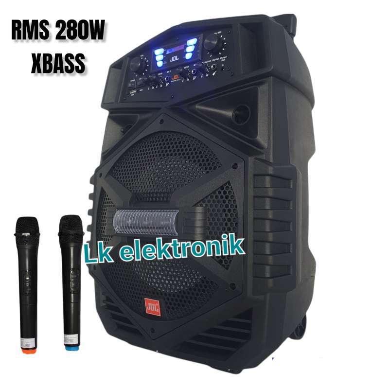 Jual Speaker Aktif Portable 12 Inch JDL QV 12 inch Bluetooth Super Bass