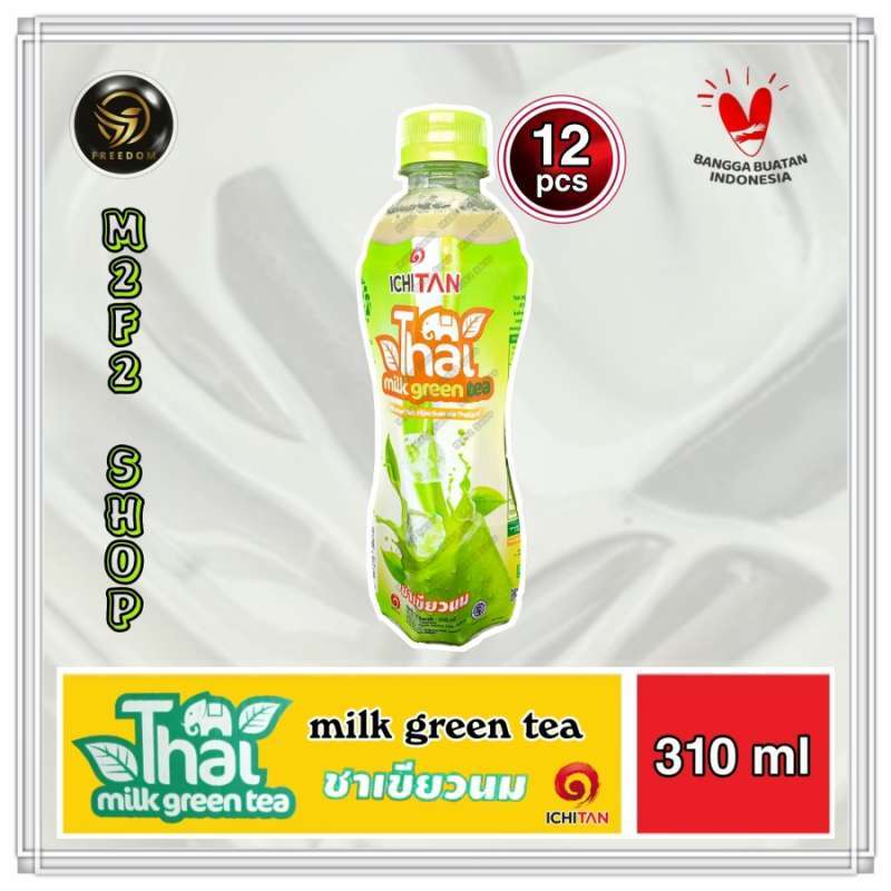 Jual Ichitan Thai Milk Green Tea Pet 310 ml (Kemasan 12 Pcs) di
