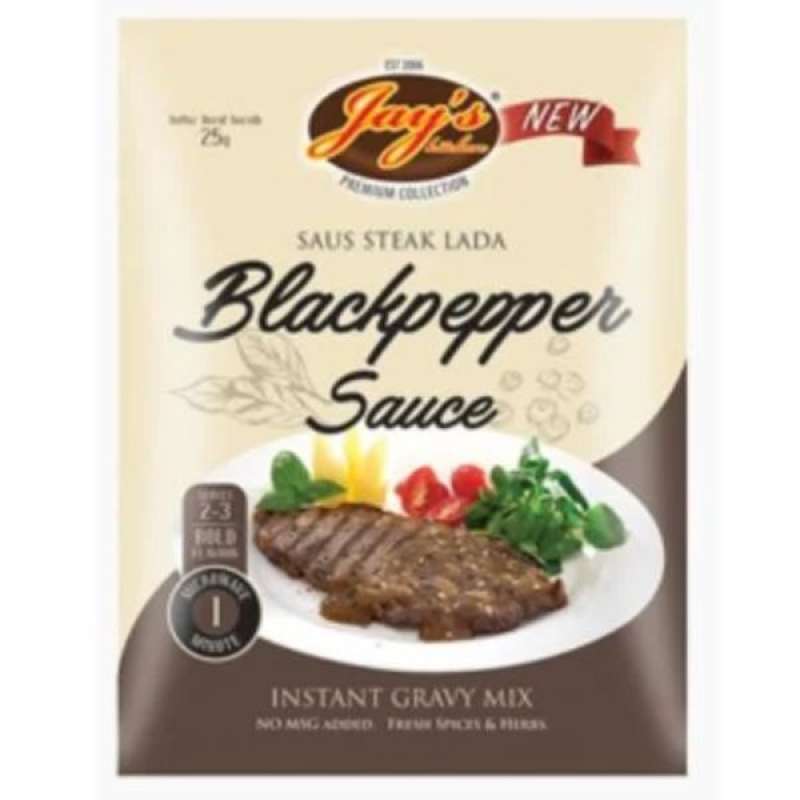 Jual Jays black pepper sauce steak 25gr di Seller Farmers Family