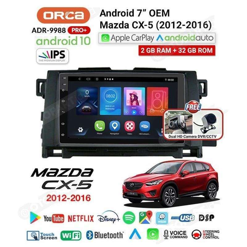 Jual HeadUnit Android Auto CarPlay 7 inch PRO+ DVR Mazda CX5 20122016