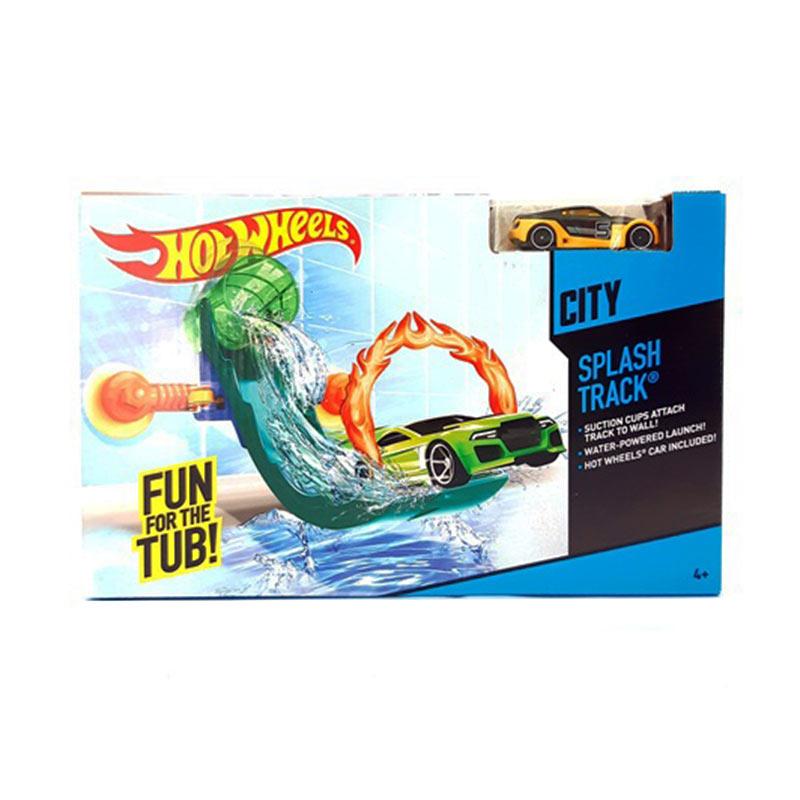 hot wheels splash track tub set