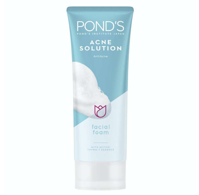 Jual Ponds Facial Foam Acne Solution 100gr Anti Bakteri With