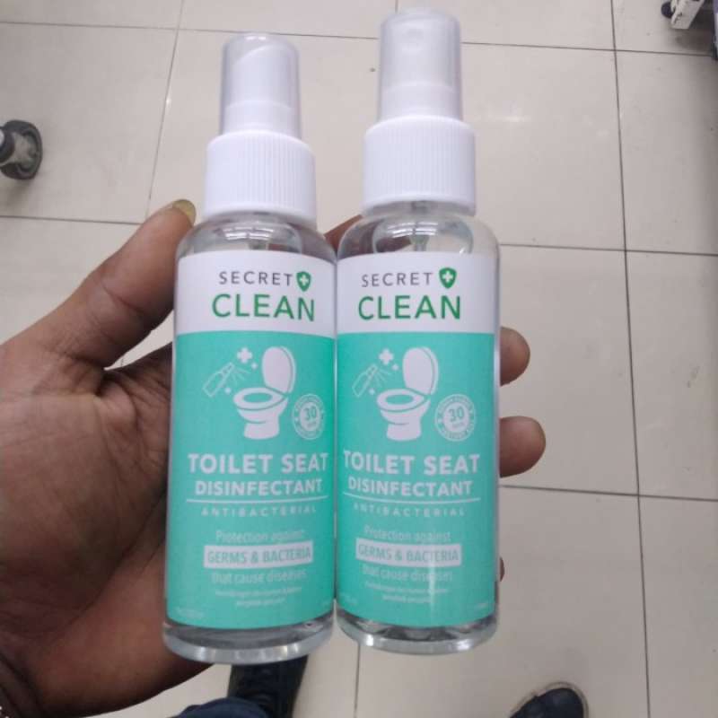 Jual SECRET CLEAN TOILET SEAT DISINFECTANT 100 ML toilet seat spray