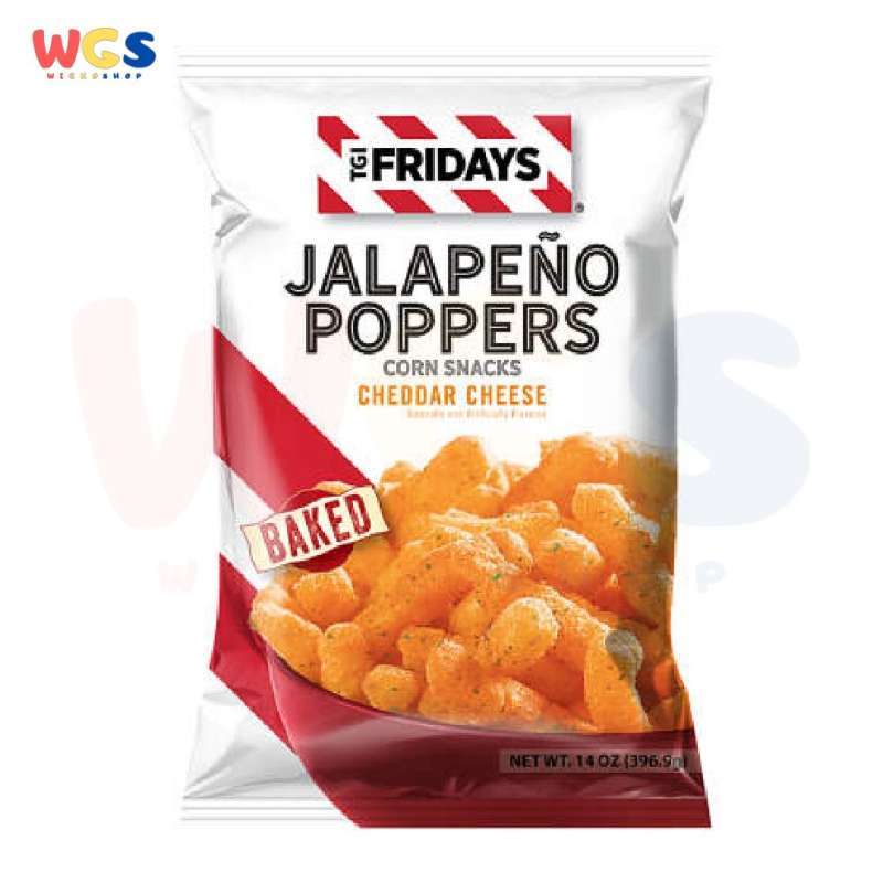 Jual TGI Fridays Jalapeno Poppers Corn Snack Cheddar Cheese 3.5oz 99.2g