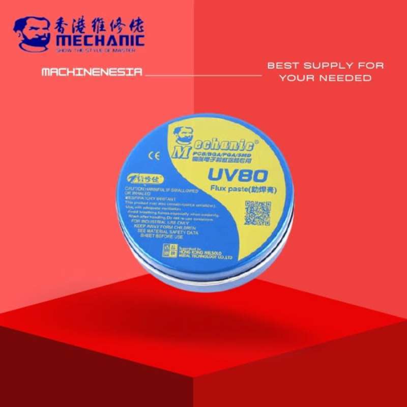 Jual Premium FLUX PASTA SOLDER PCB BGA PGA SMD YANG BAGUS ORIGINAL UV80