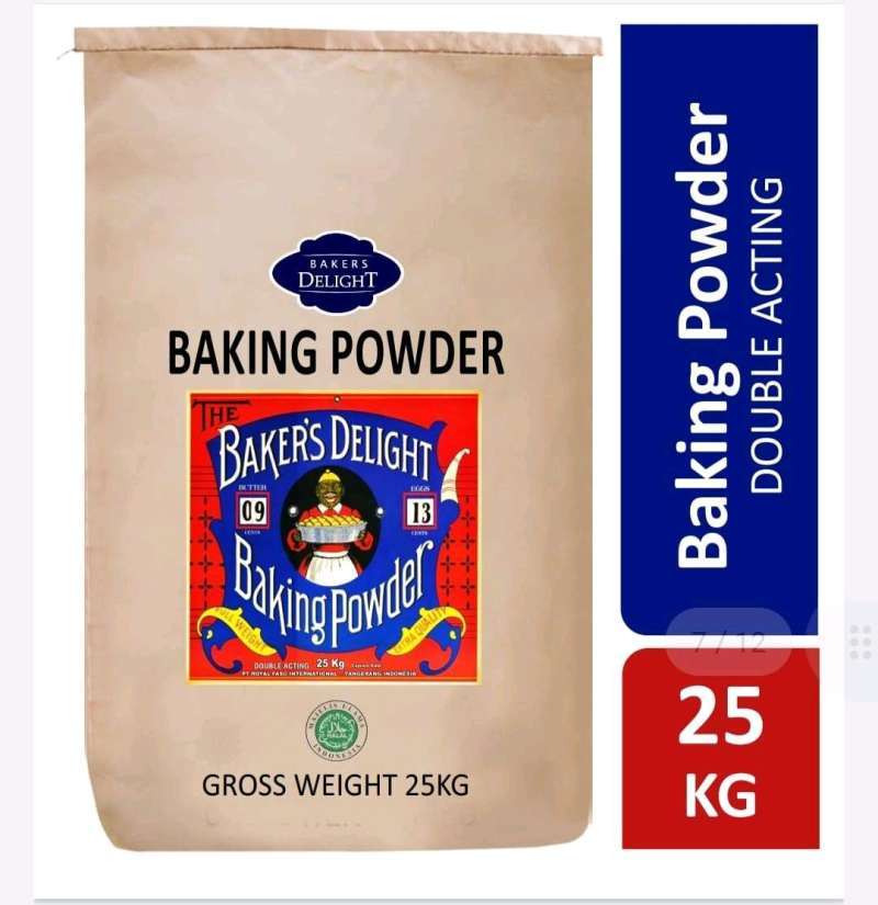 Jual Bakers Delight Baking Powder Fouble Acting 25KG Pengembang Kue