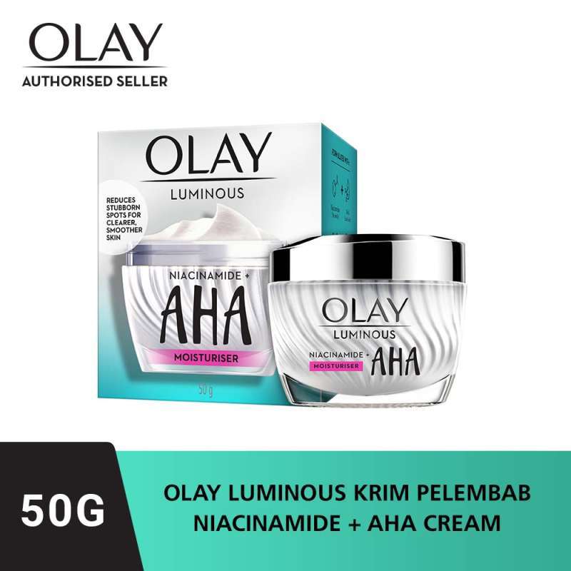 Promo Olay Luminous Niacinamide + AHA Moisturizer Krim untuk