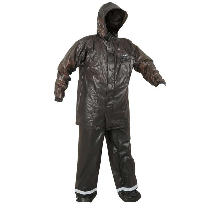 Jual Jas Hujan Leopard Arei Outdoorgear  XL HITAM di Seller AREI
