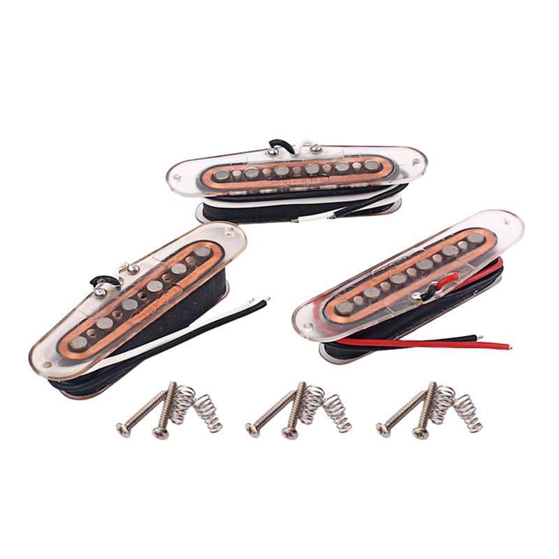 Set Pickup Single Coil Alnicov Stile Vintage SSS Per Chitarra Strat USA - 48/50/52mm