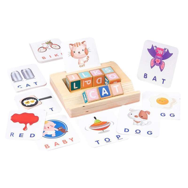 Jual Kids Spelling Game Alphabet Letter Math Learning Educational Word ...