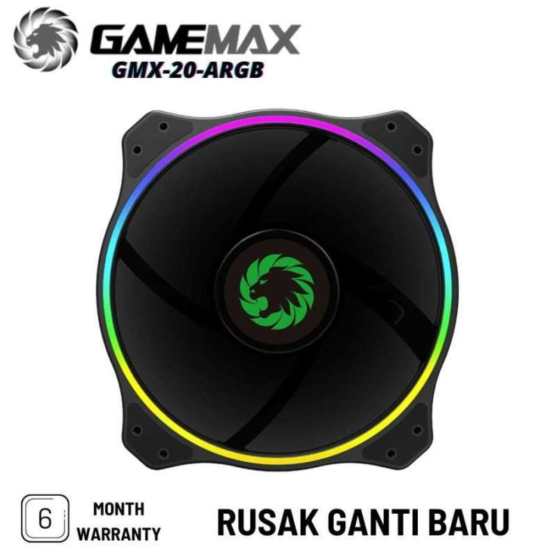 Jual GAMEMAX PC FAN GMX 20 ARGB 20CM COOLING FAN di Seller Memory Ghost ...
