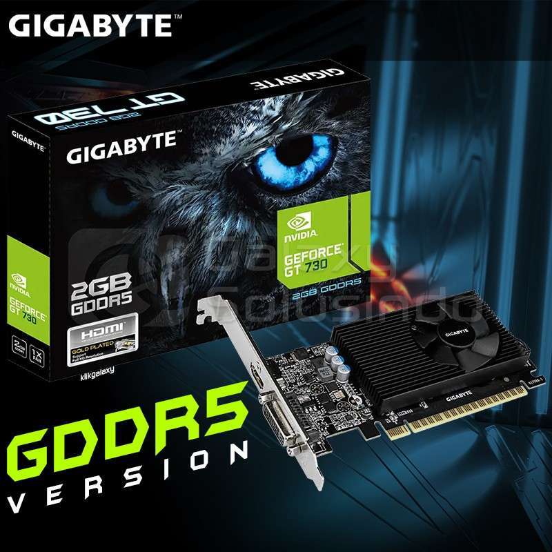 Jual GIGABYTE GeForce GT 730 2GB GDDR5 - GT730 DDR5 di Seller Galaxy ...