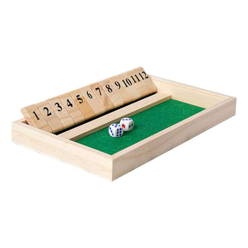 Jual Shut The Box Dice Board Game Dices Game Set for Pub Bar Party Game