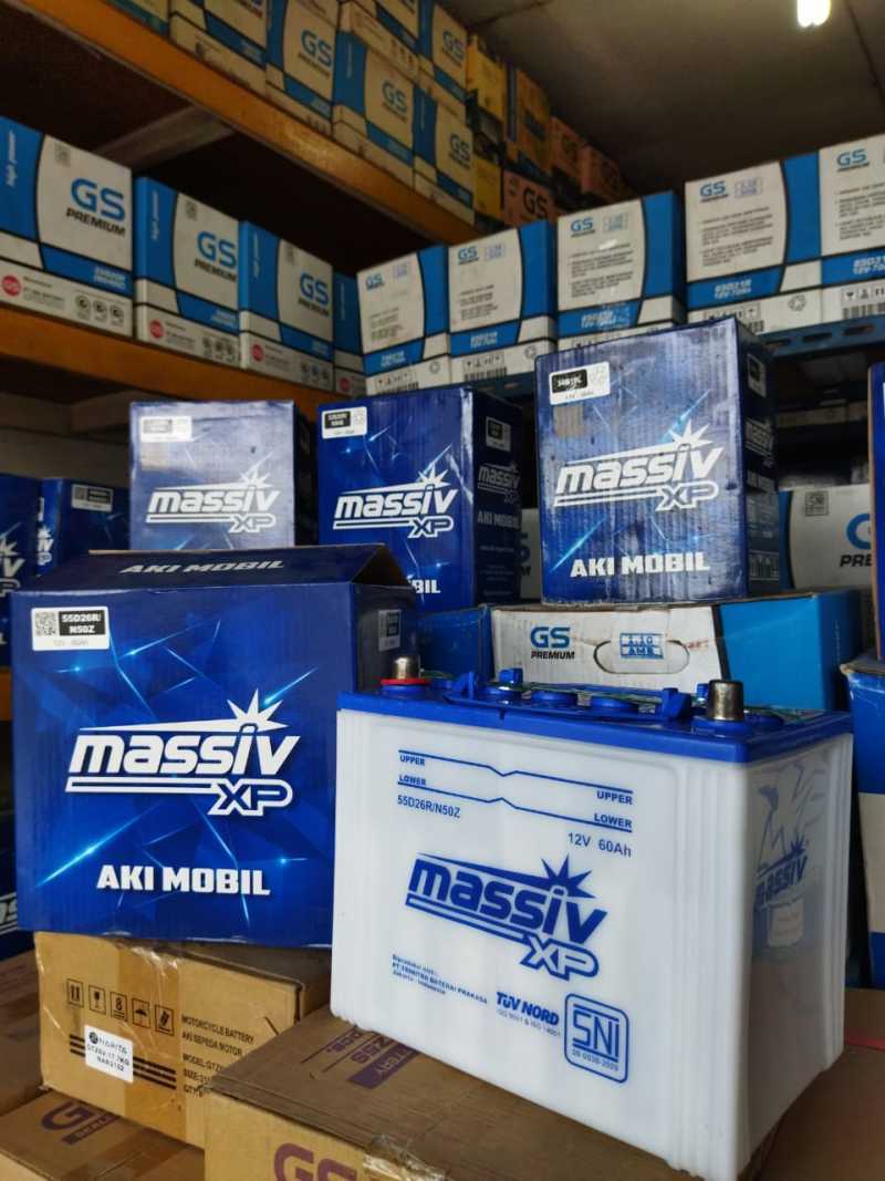 Jual Aki mobil massiv XP n50z new dyna elf colt diesel bison terrano