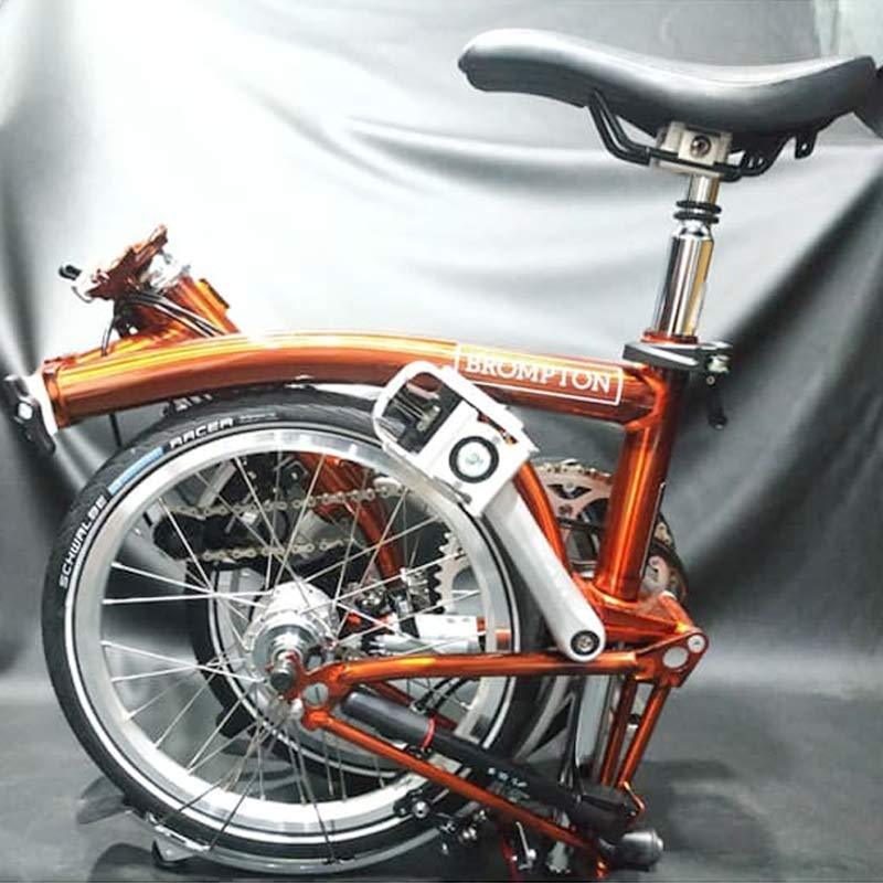 Jual Brompton M6L Premium 2021 Sepeda Lipat Flame Jual Brompton M6L Premium 2021 Sepeda Lipat Flame