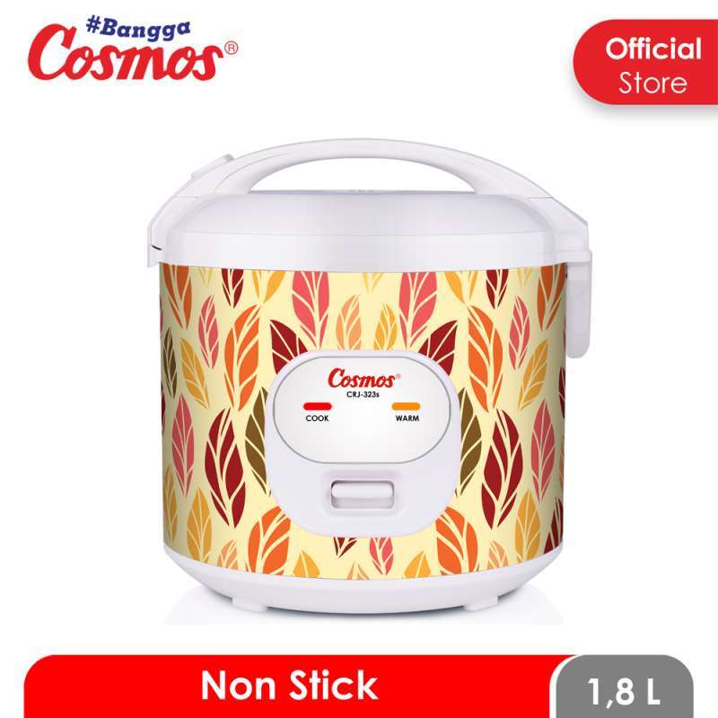 Jual Cosmos Rice Cooker Non Stick CRJ323s SSO 1.8L (SMG) di Seller